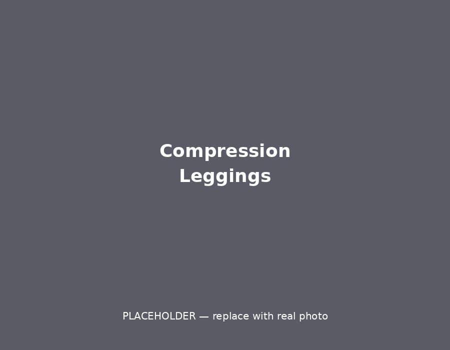 Compression leggings, studio shot